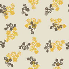 seamless background: cogwheel