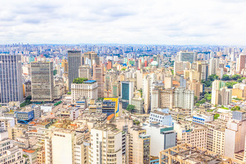 Fototapeta na wymiar Widok z lotu ptaka Sao Paulo, Brazylia