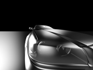 Naklejka premium Car design background.