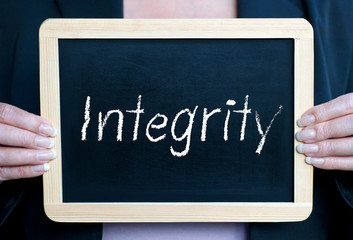 Integrity chalkboard