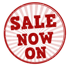 Sale now on stamp