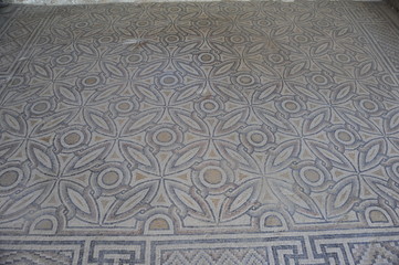 Mosaic floor in Tzippori, Israel