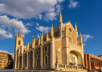 Fototapeta na wymiar Kościół San Jeronimo el Realo w Madrycie, Hiszpania