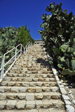 Stairway over the mountain