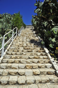 Stairway over the mountain