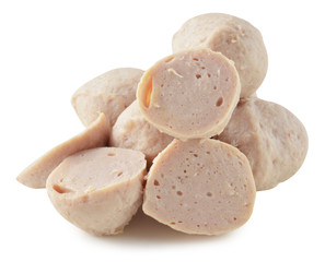 Meatball isolated in white background