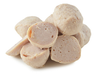 Meatball isolated in white background