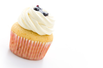 Cupcakes isolated on white background