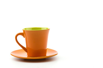 Isolated Orange mug