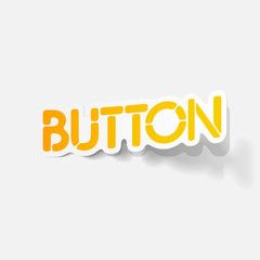 realistic design element: button