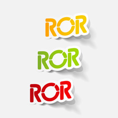 realistic design element: ROR