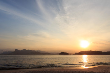 Sunset beach Icaraí Niterói Rio de Janeiro