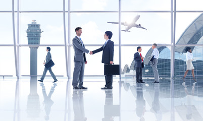 Group of People in the Airport