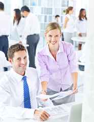 Fototapeta premium Group of Business People Meeting