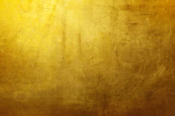 Foto op Plexiglas Metaal Gouden Textuur Behang