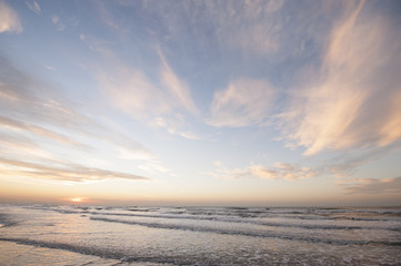 Sunset on the beach