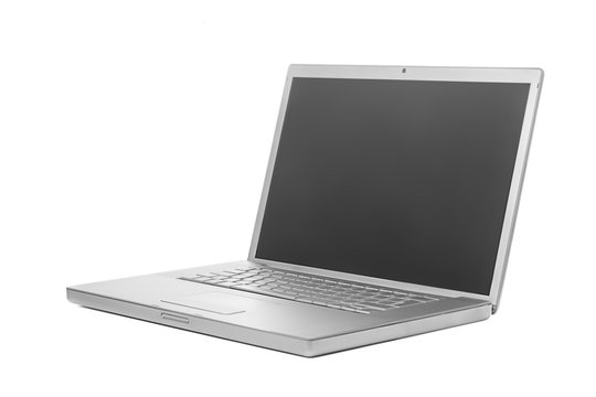 Laptop with gray screen