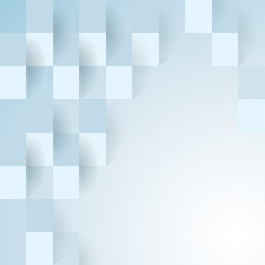Blue geometric vector background. © tarapong