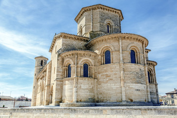 Fototapeta na wymiar Romanesque style in Fromista, Palencia