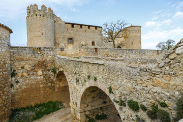 Fototapeta na wymiar Castle in Almenar village, Soria