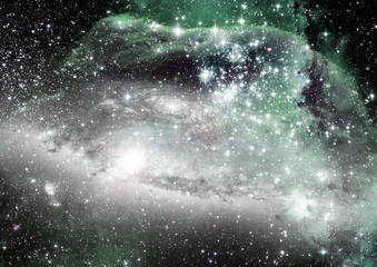 galaxy in a free space