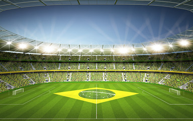Stadion Brasil Seitenlinie © OH
