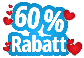 60 % Rabatt