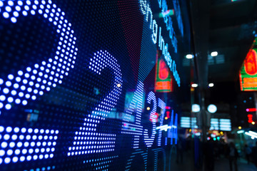 Display of Stock market quotes