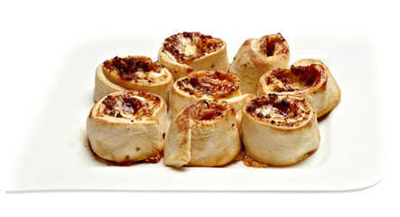Pizza Brötchen mit Hackfleisch