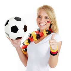Girly soccer fan wants to win
