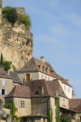 Fototapeta na wymiar Beynac-et-Cazenac, Dordogne, Francja, Périgord, Turystów