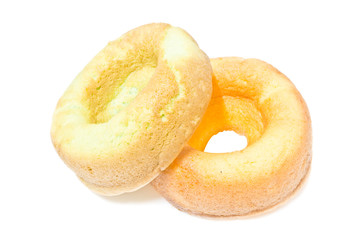 Donut cake orange and Donut cake pandan