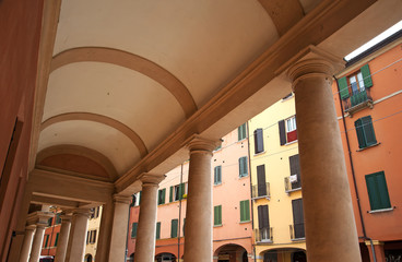 Obraz premium Arched ceiling, Bologna, Italy