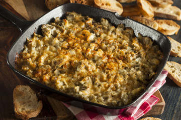 Homemade Cheesy Garlic Artichoke Spread