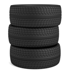 realistic 3d render of tire