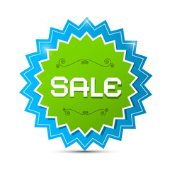 Paper Vector Sticker - Label with Sale Title