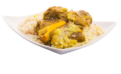 Lamb Kabsa Rice, a Middle Eastern popular cuisine