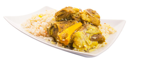 Lamb Kabsa Rice, a Middle Eastern popular cuisine
