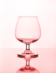 empty wine glass