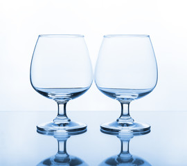 empty wine glass