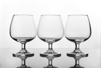 empty wine glass