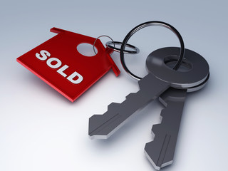 Key with sold home
