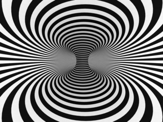 Black and White Stripes Projection on Torus.