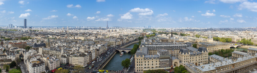 Parigi, vista di notre dame
