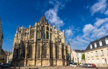 Fototapeta na wymiar Saint Gatien's Cathedral in Tours, France, Region Centre