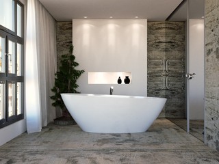 Bathroom in Studio Apartment