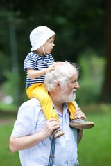 Carrying on shoulders