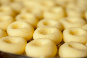 Set of home made silesian noodle