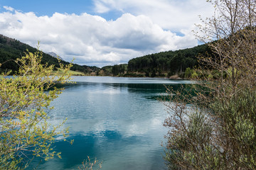Fototapeta premium Blue Lake in the mountains