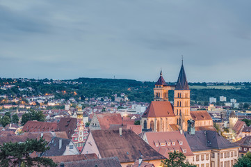 Esslingen am Neckar views from the Castle, Germany